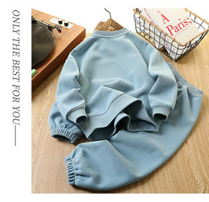 Conjunto de <span class=keywords><strong>ropa</strong></span> deportiva informal para niños de otoño 2025 al por mayor, conjunto de dos piezas para niños grandes con patrón, conjunto de <span class=keywords><strong>ropa</strong></span> para niños - Product Image 3