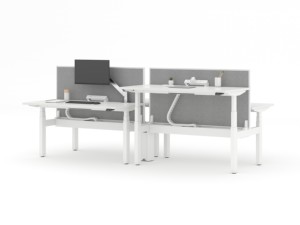 Sistema di Scrivania Elettrica Regolabile a Doppio Motore per Postazioni di Lavoro Ergonomiche, Mobili da Ufficio - Product Image 1