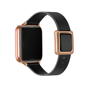 Correa de Reloj Lionorm para <span class=keywords><strong>Apple</strong></span> <span class=keywords><strong>Watch</strong></span>, Hebilla Magnética Cuadrada, Correa de Cuero Genuino, Correa Delgada para Iwatch 10 9 8 Ultra SE 38-49mm - Product Image 1