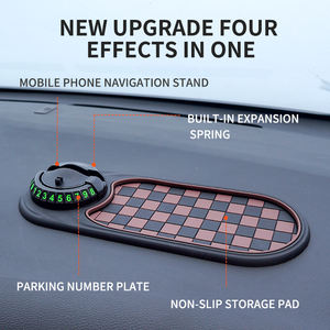 Baviss แผ่นแผงหน้าปัดรถ OEM แบบไม่ลื่นออกแบบเองได้พื้นผิวพีวีซีอุปกรณ์เสริมภายในรถที่วางโทรศัพท์ที่ยึดสำหรับจอดรถ - Product Image 3