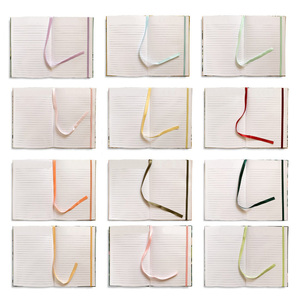 LABON – carnet de notes à imprimé Floral vierge avec marqueur de ruban - Product Image 3