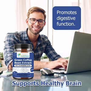 Hot Sale Green Coffee Bean Extract Capsules with Green Coffee Bean Extract Promotes Digestive Function Energy Support Capsules - Product Image 4