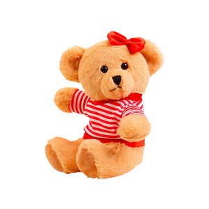 <span class=keywords><strong>Orsacchiotto</strong></span> Personalizzabile OEM ODM a Tema Natalizio Super Morbido in Peluche con Cotone PP e Cappello Rosso Natalizio - Product Image 2