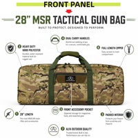 Sac tactique pour armes à feu OEM personnalisé de 28 pouces, étui pour armes à feu camouflage avec poche de rangement avant pour le tir sur le stand