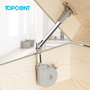 TOPCENT Tige de pression à gaz hydraulique pliable pour porte de placard, porte de meuble, porte de garde-robe, à arrêt aléatoire - Product Image 1