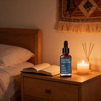Boisson à l'extrait de racine de Kava Kava biologique, complément alimentaire pour le sommeil et l'humeur, gouttes liquides d'extrait de Kava