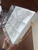 Boîte blanche pour emballage de gâteaux, muffins et cupcakes, capacité 9 unités, pour pâtisserie