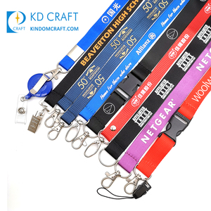 High Quality No Minimum Order Cheap Custom Personalized <strong>Breakaway</strong> Black Silk Screen Printed <strong>Lanyard</strong> - Product Image 3