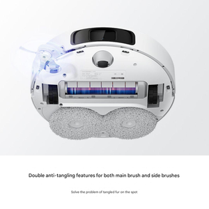 หุ่นยนต์ดูดฝุ่นและถูพื้น Mijia M40 ระบบนำทางอัจฉริยะ แรงดูดสูง ถูพื้นอัตโนมัติ ชาร์จเอง บางเฉียบ เงียบ - Product Image 3