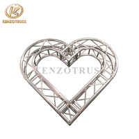 Estructura de Techo de Celosía Circular en Forma de Corazón Personalizada