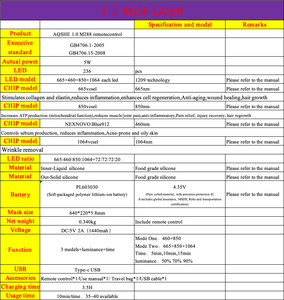 Máscara de Terapia de Luz Roja Inalámbrica AQSHE M3LASER <span class=keywords><strong>4D</strong></span> 460 665 850 1064nm <span class=keywords><strong>4D</strong></span>, Máscara de Cuidado de la Piel con Fotones, Silicona Médica Suave con LED para Spa - Product Image 5