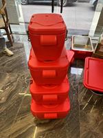 Ensemble de boîtes isothermes multifonctionnelles pour aliments, 20L, 25L, 30L, 45L, avec revêtement en acier inoxydable, pour transport thermique, idéal pour les sorties et les fêtes.