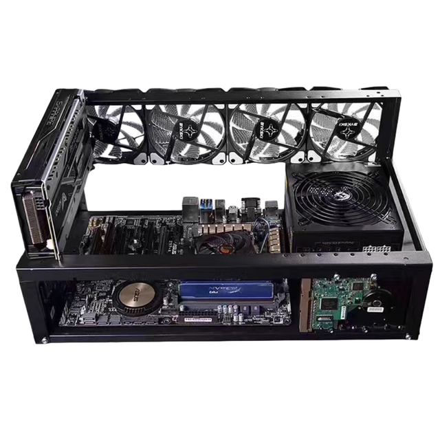 GPU Stand ATX MATX Workstation AI Graphics Stand Open Multi-graphics Card Customization