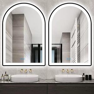 Baleeston Smart Modern LED <strong>Bathroom</strong> Mirror Luxury <strong>Light</strong> Oval Anti-Fog Dimmable with Touch <strong>Sensor</strong> Switch Custom - Product Image 5