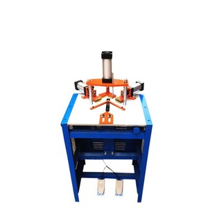 Máquina de clavado de esquinas de cuatro cilindros con 4 matrices, herramienta manual neumática para ensamblaje de marcos, para la fabricación de marcos de fotos - Product Image 3
