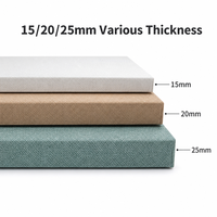 Panneaux acoustiques en tissu pour salle de musique, innovants, haute absorption, 15 mm, 20 mm, 25 mm, multicolores