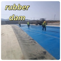 A001 Marque HengYang Barrage en caoutchouc assemblé, barrage d'urgence pour l'eau, multicolore/noir, résistance au bordurement