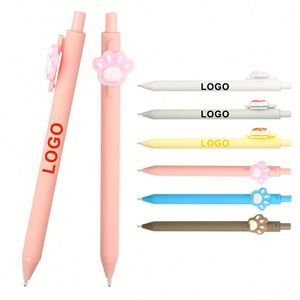 Paw Pattern Press Plastic Ballpoint Wholesale High Quality Signature Custom Pen for <b>Animal</b> Enterprises As Gifts - Product Image 4