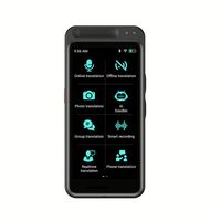 Traducteur vocal portable Z6, 139 langues, traduction en temps réel, traducteur instantané intelligent de 4,1 pouces avec conversion des taux de change