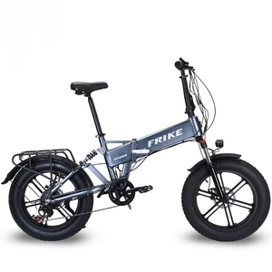 Bicicleta Eléctrica Plegable de 20 Pulgadas, Motor Trasero sin Escobillas, Batería de Litio de 48V 10Ah, Neumático Grueso, Freno de Disco, 7 Velocidades, Aleación de Aluminio - Product Image 4