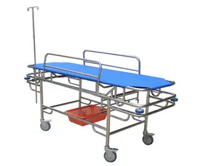 病院用家具B-8緊急医療ストレッチャーステンレス鋼トロリー