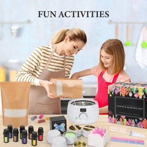 <span class=keywords><strong>Kit</strong></span> <span class=keywords><strong>per</strong></span> la Creazione <span class=keywords><strong>di</strong></span> <span class=keywords><strong>Candele</strong></span> <span class=keywords><strong>di</strong></span> <span class=keywords><strong>Soia</strong></span> Nere con Vaso Bianco, Set Fai-da-Te <span class=keywords><strong>per</strong></span> Principianti, Forniture Tutto-in-Uno <span class=keywords><strong>per</strong></span> <span class=keywords><strong>Candele</strong></span> <span class=keywords><strong>di</strong></span> <span class=keywords><strong>Soia</strong></span> con Ingredienti Naturali - Product Image 6