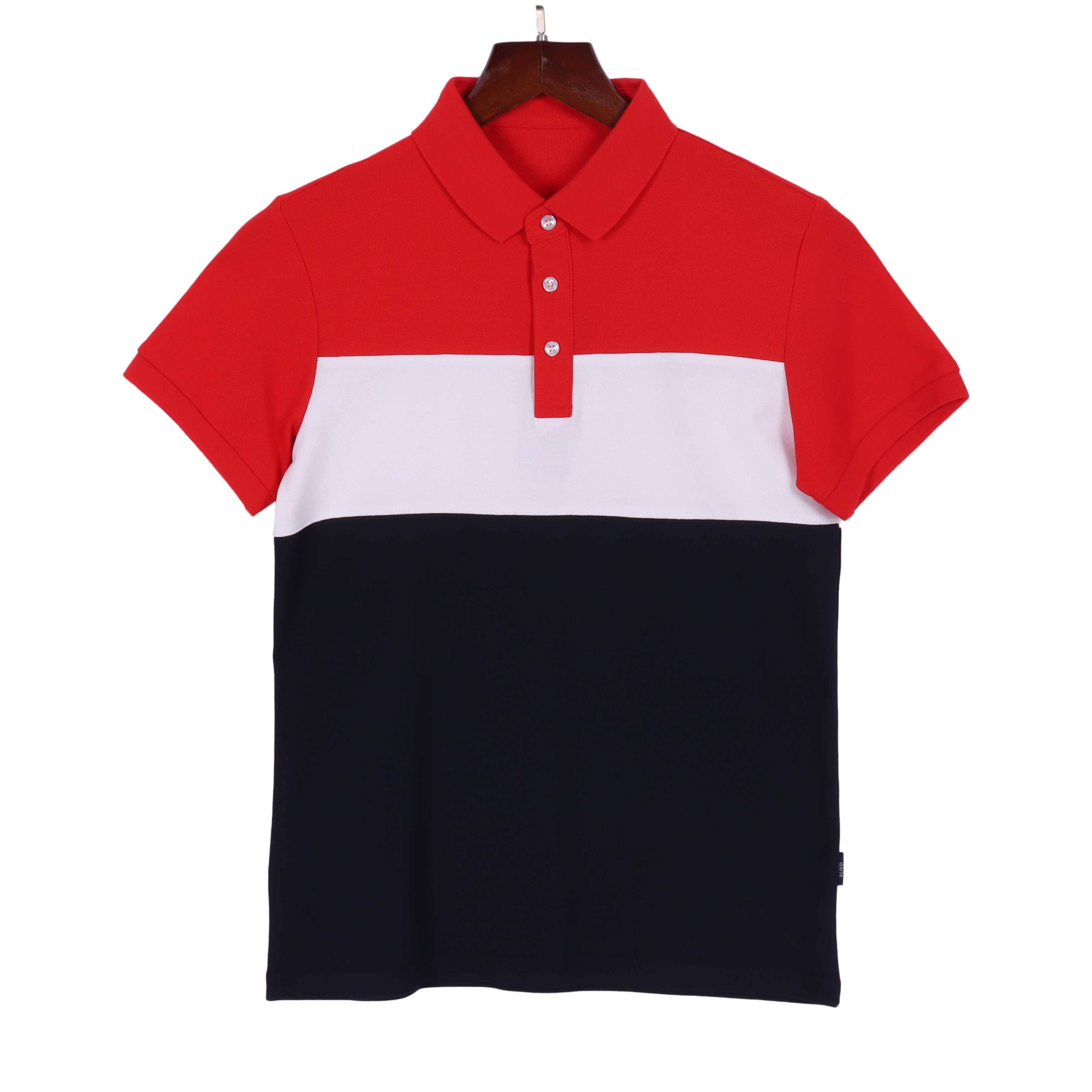 Catálogo de fabricantes de three color combination polo shirt de
