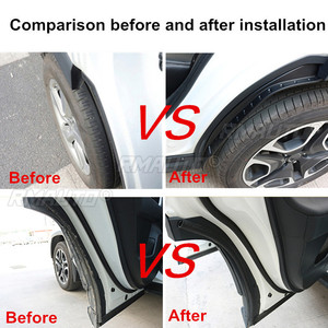 2 Piezas Guardabarros Trasero para Coche, Decoración Especial para Toyota RAV4 RAV-4 2019 2020 2021, Accesorios Exteriores para Coche - Product Image 6