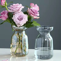 Aurora Fantasy Gradient Simple Petit Vase Arrangement De Fleurs En Verre Fabricant De Fleurs Plante Hydroponique Vase En Verre De Table Vase En Verre