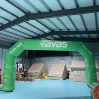 Arche gonflable personnalisée pour compétitions sportives, événements publicitaires et promotion de camping avec affichage du logo