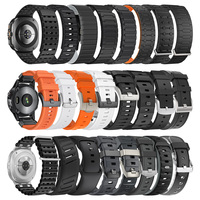 Bracelet en silicone sur mesure + boîtier en acier inoxydable, kit de modification en aluminium de luxe, bracelet de montre de 49 mm pour Apple Ultra
