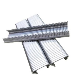 Agrafes métalliques décoratives étroites personnalisées (10 000 pièces) pour bureau, marquage CE, pour l'assemblage de fixations, service OEM - Product Image 1