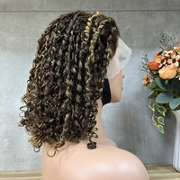 Véritable perruque transfrontalière européenne et américaine Qi pissy rouleau de printemps crochet cheveux élastiques tresses africaines cheveux bouclés dreadlocks