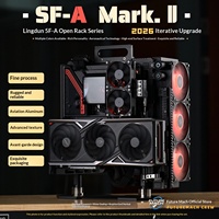All-aluminum CNC Open-frame ATX Vertical Graphics Card Desktop Installation Suitable for Future Mach SF-A Open Chassis