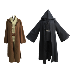 Disfraz de Anakin Skywalker para Navidad, Traje de Caballero Jedi para Adultos con Capa y Faldas con Estampado de Animales, para Carnaval, TV y Cine - Product Image 4