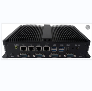 4poe RJ45 Gigabit Ethernet mạng cửa sổ ODM tiêu chuẩn không Quạt hộp <span class=keywords><strong>PC</strong></span> cho an ninh Hệ thống camera - Product Image 1