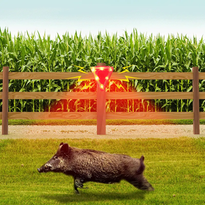 Solar Animals Repeller With <strong>Dog</strong> Barking 129Db IP55 Solar Charge Wireless Type for Farm,Barn,Yard - Product Image 4
