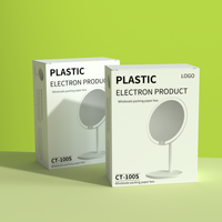 Boîte à cartes en papier blanc personnalisée en gros pour miroir Boîte de taille personnalisée bon marché pour les produits des petites entreprises