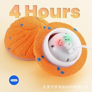 E Tpu Smart <b>Bouncing</b> <b>Ball</b> For Dogs Orange Olive Green 120g Chew Toy Indoor Use Mc1688 - Product Image 1