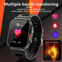 Reloj Inteligente A70, Pantalla Grande, Llamadas Bluetooth, Monitorización de Frecuencia Cardíaca, Presión Arterial y Sueño, Reloj Deportivo