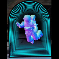 Enseigne LED néon 3D personnalisée de haute qualité, design magique, pour publicité, mariages, boutiques, prise DC, durable, étanche IPX6, pour diverses applications