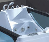 BALISI trois jupe Double 2 personne grande baignoire de massage mutil-fonction intérieur acrylique bain à remous baignoire moderne - Product Image 4