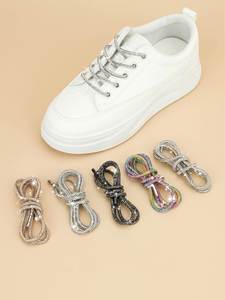 Cordones de Diamantes de Imitación Arcoíris, Accesorios DIY para Zapatillas, Zapatos, Vestidos, Sudaderas y Cinturones de Pantalón, Hechos de Poliéster - Product Image 2