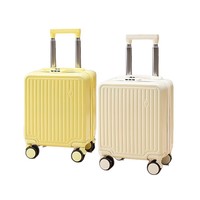 Maleta con Ruedas Giratorias de Gran Capacidad, Unisex, con Marco de Aluminio y ABS, Modelo 2025, 14 Pulgadas, con Candado de Combinación y Asa Telescópica