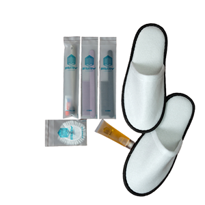Kit d'articles de toilette de luxe pour hôtel - Trousse complète de brosses à dents jetables en plastique, articles de toilette personnalisables, impression OEM/ODM, service client - Product Image 2