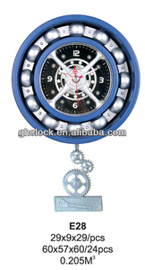 Giá Rẻ Tùy Chỉnh Bán Buôn Bánh Răng Vintage Con Lắc Đồng Hồ Treo Tường - Product Image 6