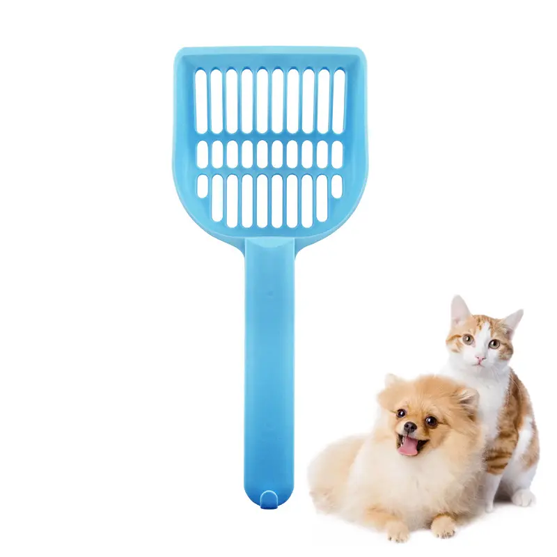 En gros pas cher en plastique pour animaux de compagnie nettoyage grande maille pelle à litière pour chat