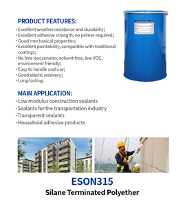 <span class=keywords><strong>Resin</strong></span> Sintetis Polieter Berbasis Silikon Universal ESON315 dengan Ujung Silana, Plastik Bersertifikat ISO9001, Transparan, Guangdong - Product Image 3