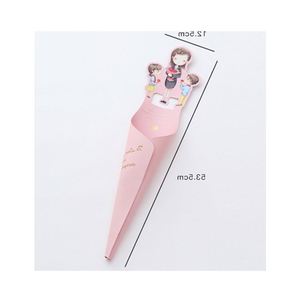 Hand Holder Cone-Shape Flower Box Ladder Flower Tray Box Bouquet Container