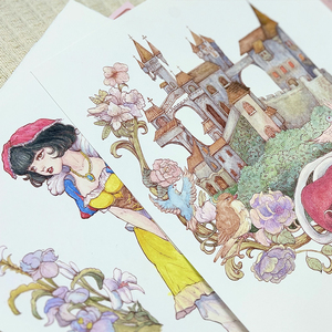 Quaderno Originale Biancaneve per Apprendimento, Stampa Offset Personalizzata, Blocco Note su Carta Offset, Carta da Lettera Personalizzata - Product Image 5